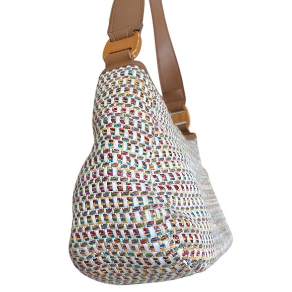 Fossil Woven Textured Multicolor Small Shoulder Bag - Picture 6 of 16